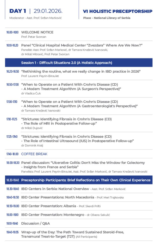 VI Holistic Preceptorship 2026.