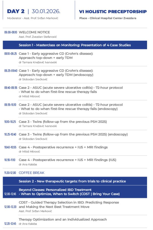 VI Holistic Preceptorship 2026.